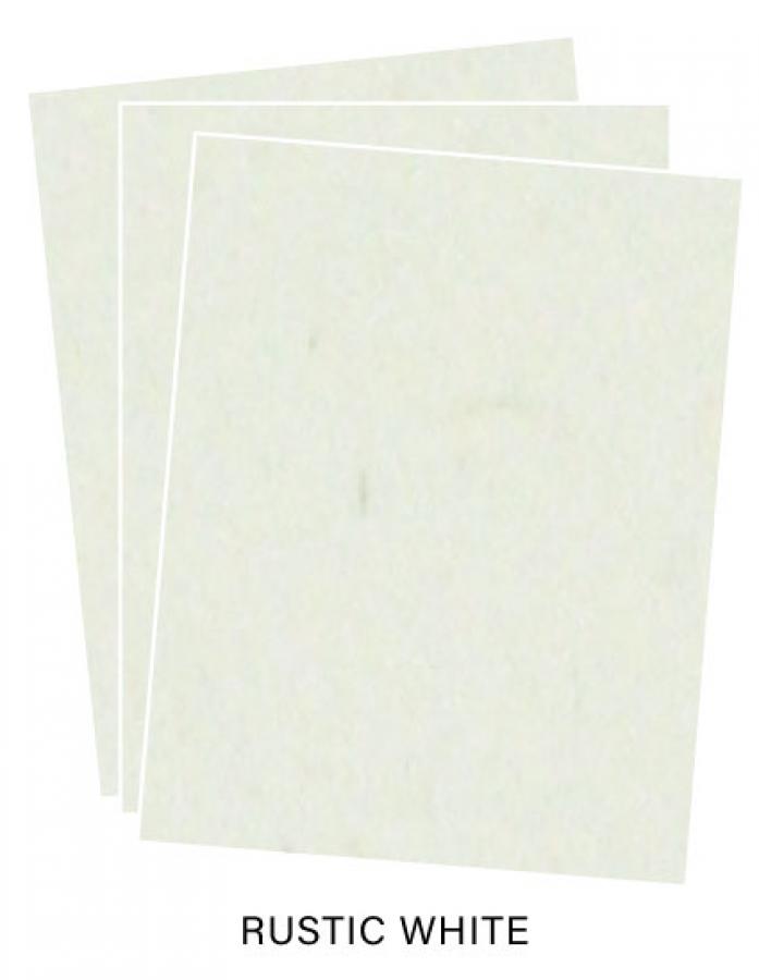 Paper Basics - Rustic White Premium Cardstock (50 Sheets)