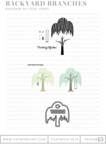 Buy It Live Exclusive - Backyard Branches Stamp Set & Die Collection