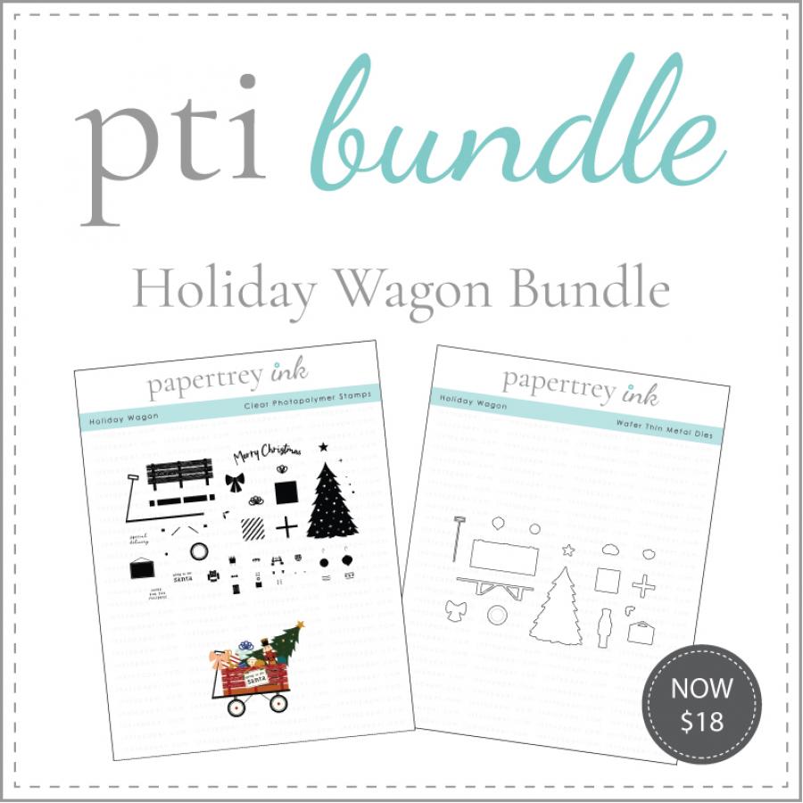 Holiday Wagon Stamp Set + Die Bundle