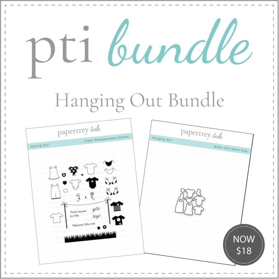Hanging Out Stamp Set + Die Bundle