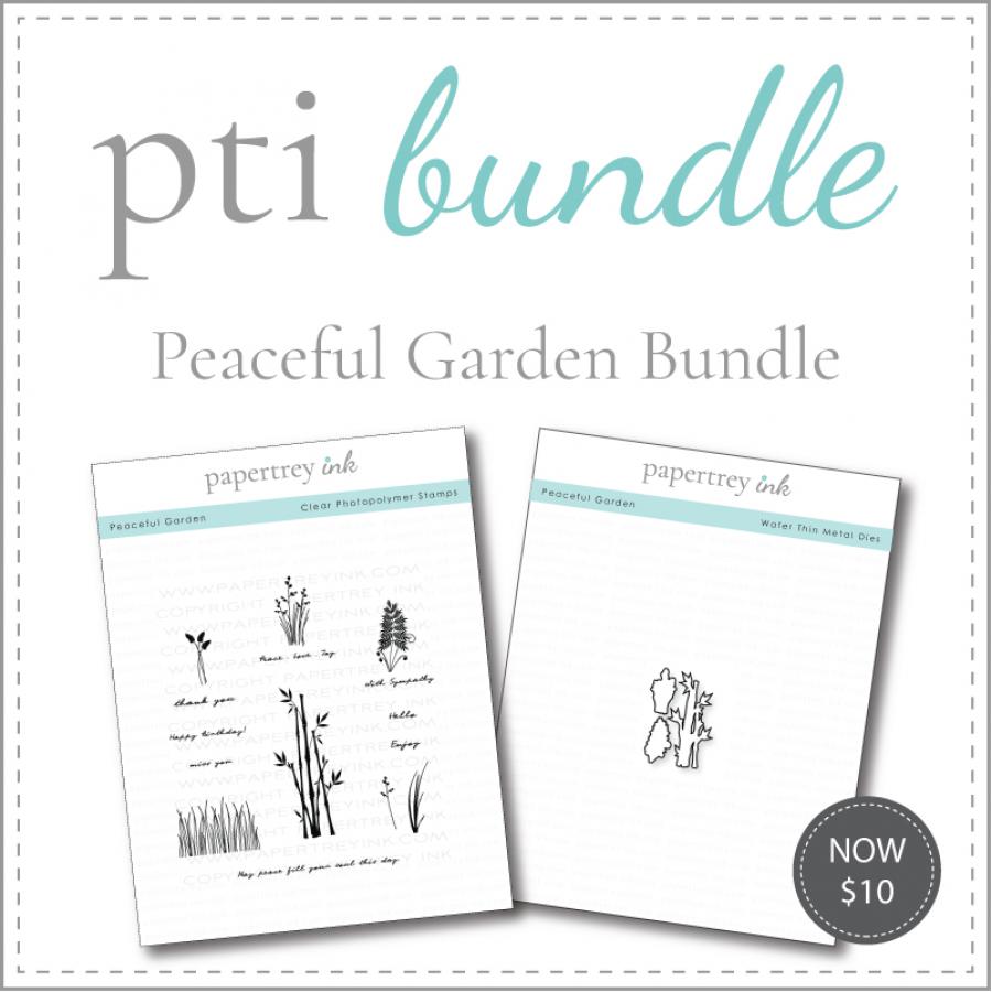 Peaceful Garden Stamp Set + Die Bundle