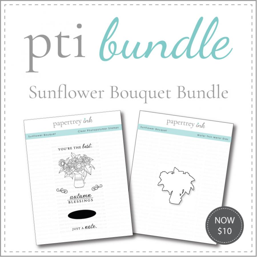 Sunflower Bouquet Stamp Set + Die Bundle