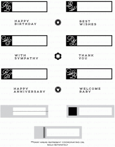 Initial Thoughts Stamp Set + Die Bundle