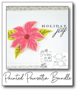 Painted Poinsettias Stamp Set + Die Bundle