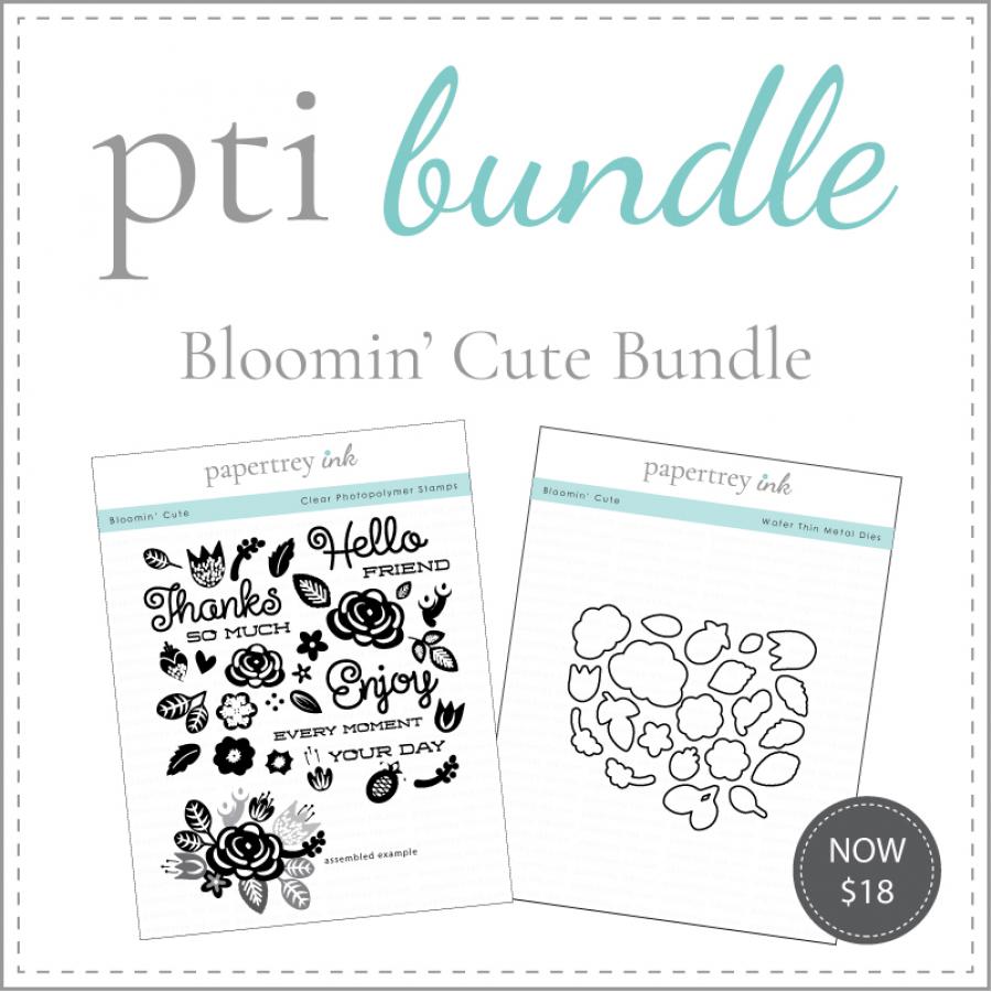 Bloomin' Cute Stamp Set + Die Bundle
