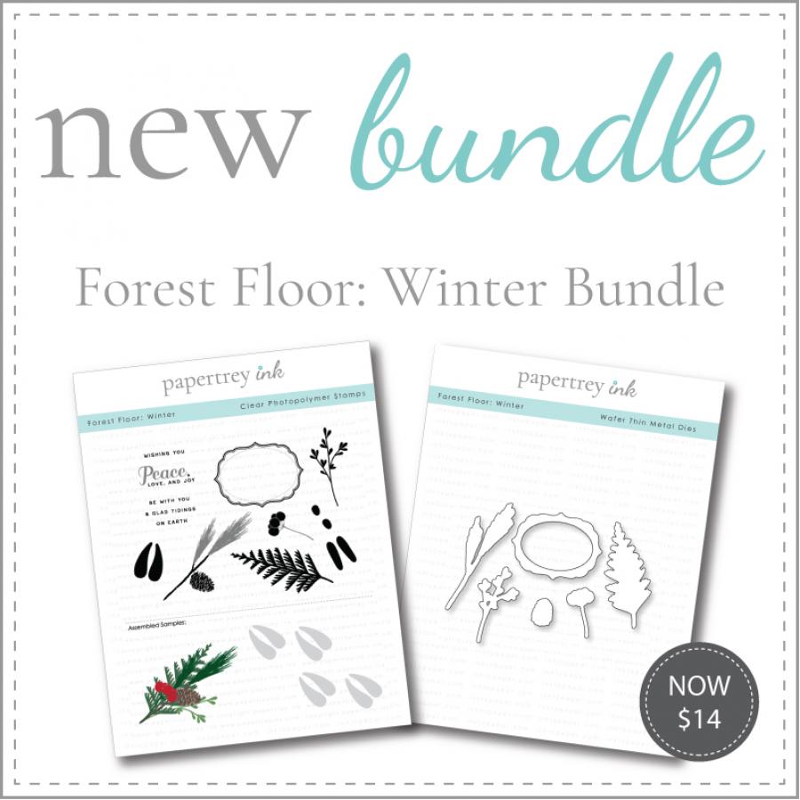 Forest Floor: Winter Stamp Set + Die Bundle