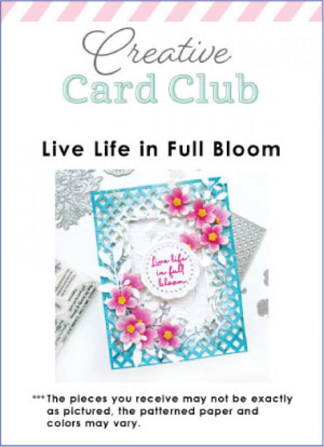 Creative Card Club - Live Life in Full Bloom Card Kit