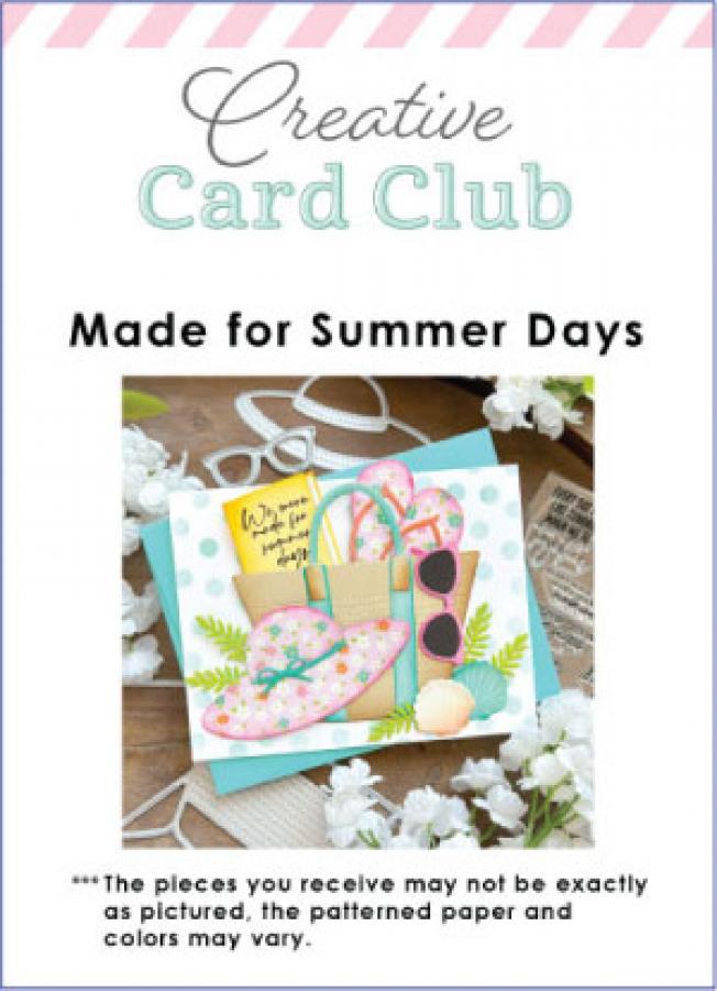 Creative Card Club - Made for Summer Days Card Kit