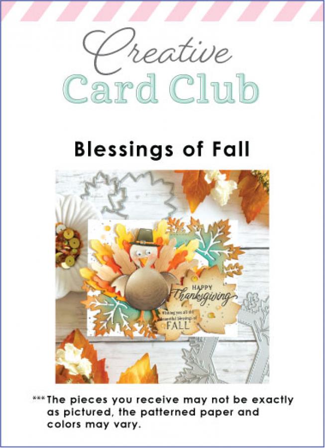 Creative Card Club - Blessings of Fall Card Kit