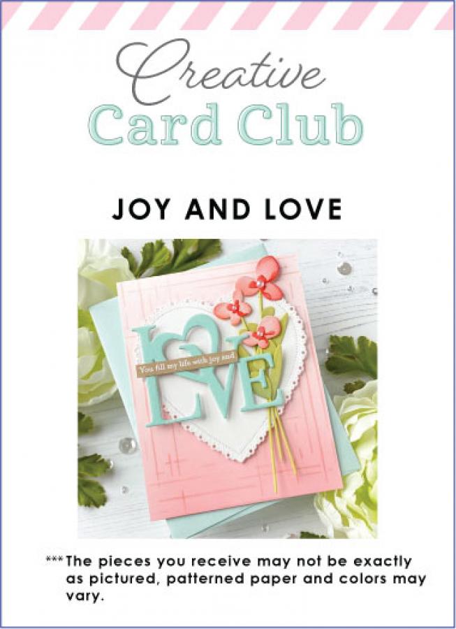Creative Card Club - Joy and Love Card Kit