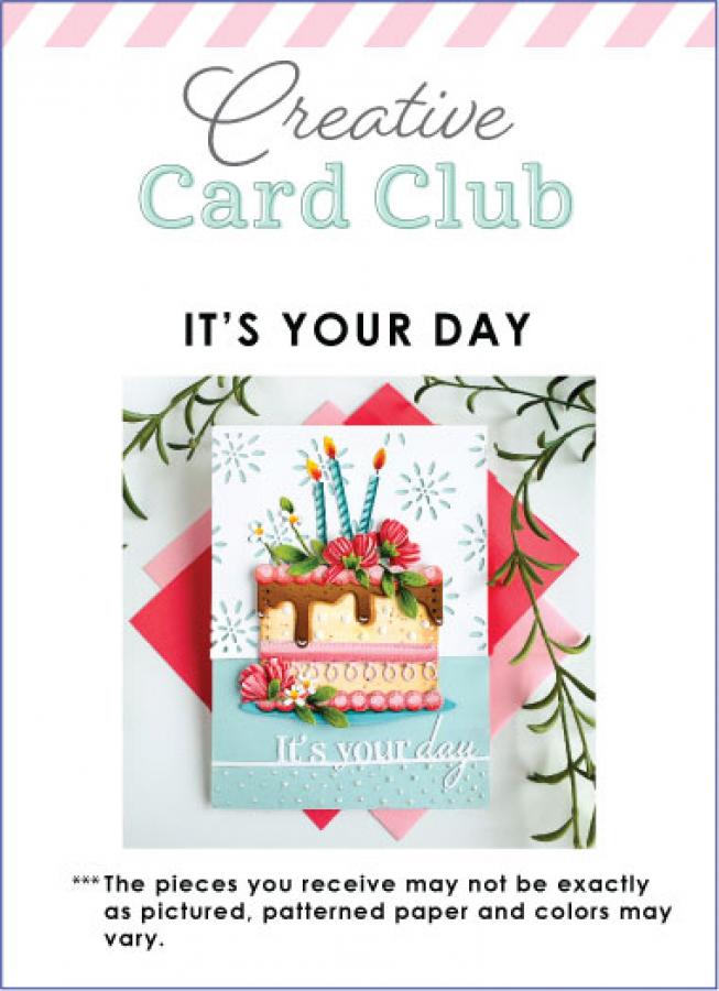 Creative Card Club - It's Your Day Card Kit