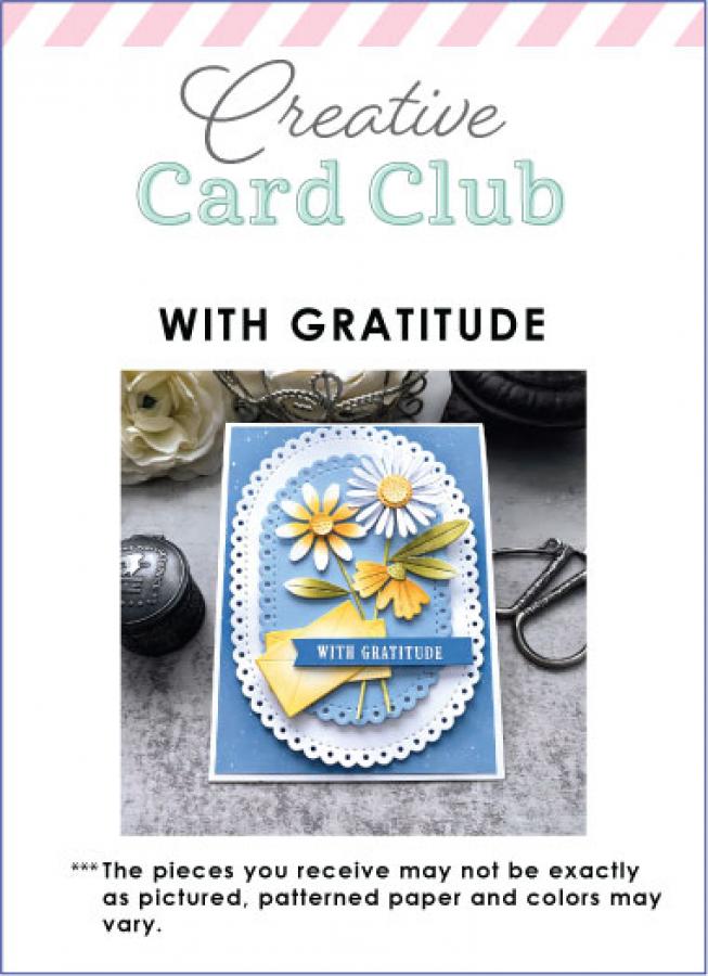 Creative Card Club - With Gratitude Card Kit