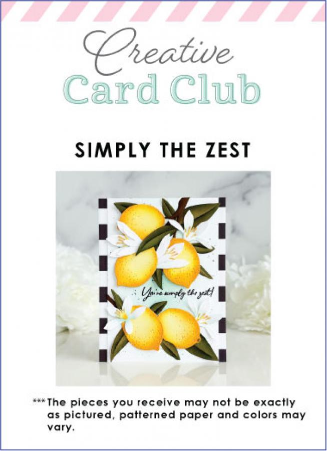 Creative Card Club - Simply the Zest Card Kit