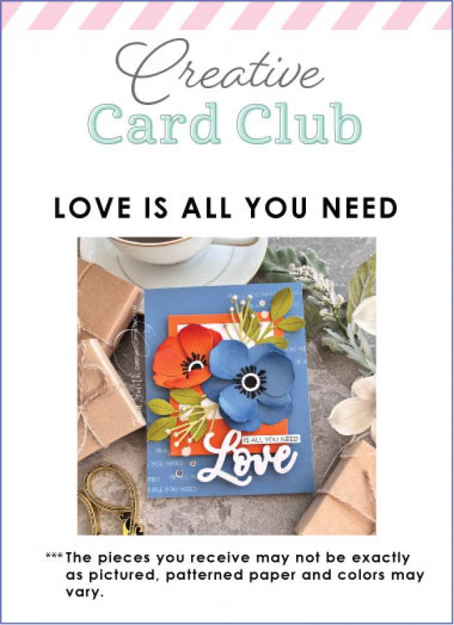 Creative Card Club - Love is All You Need Card Kit