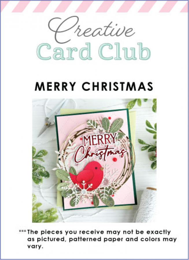 Creative Card Club - Merry Christmas Card Kit