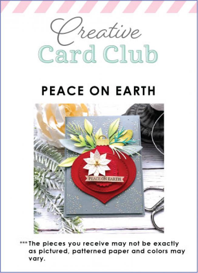 Creative Card Club - Peace on Earth Card Kit