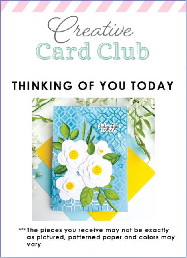 Creative Card Club - Thinking of You Today Card Kit