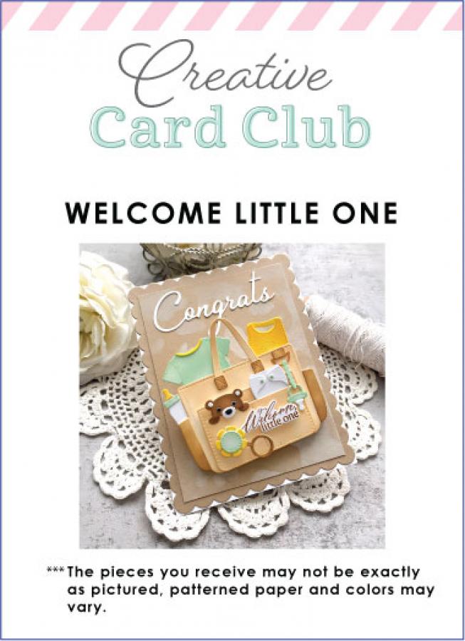 Creative Card Club - Welcome Little One Card Kit