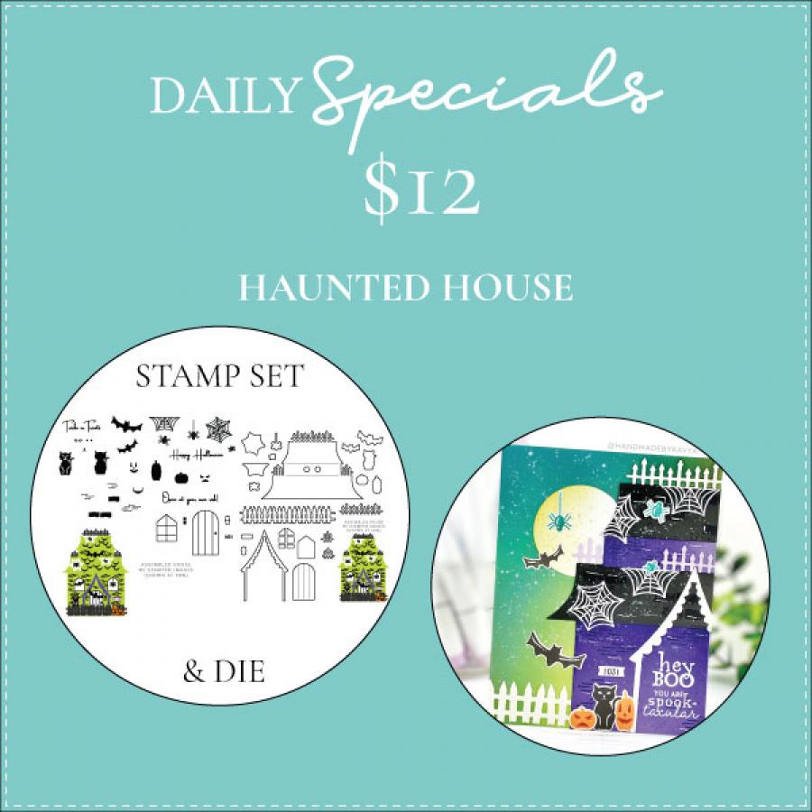Daily Special - Haunted House Stamp Set + Die