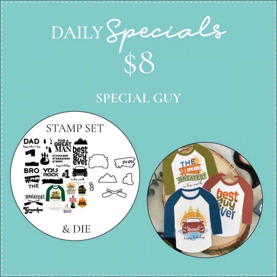 Daily Special - Special Guy Stamp Set + Die