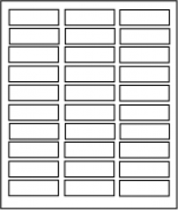 White Mailing Labels - 600 Labels (20 Sheets)