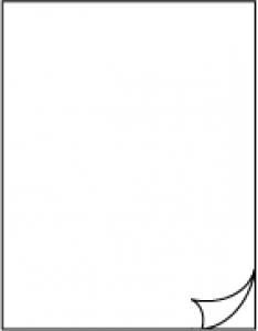 White Adhesive Sheets (20 Sheets)