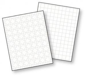 Guide Lines II Grid Sheets - White (10 sheets)