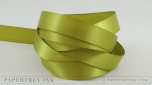 Simply Chartreuse 1/2" Satin Solid Ribbon (5 yards)