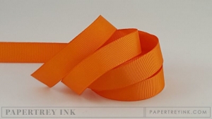 Orange Zest 5/8" Grosgrain Ribbon (5 yards)