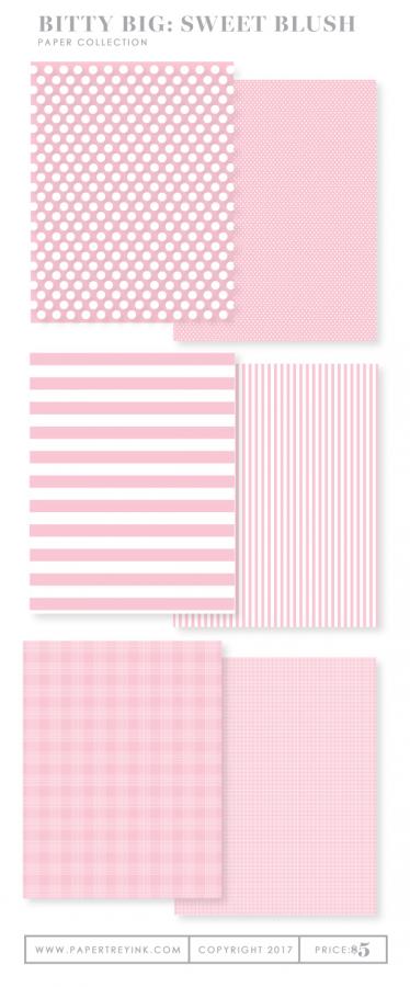 Bitty Big: Sweet Blush Color Collection (24 sheets)