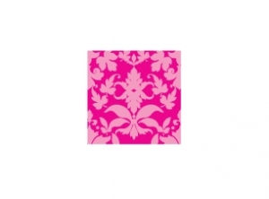 Raspberry Fizz Damask Individual Pattern Sheets (18 sheets)