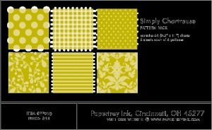 Simply Chartreuse Pattern Pack (36 sheets)