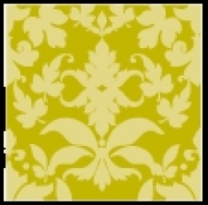 Simply Chartreuse Damask Individual Pattern Sheets (18 sheets)
