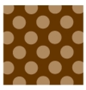 Dark Chocolate Polka Dot Individual Pattern Sheets (18 sheets)