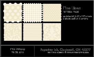 Fine Linen Pattern Pack (36 sheets)