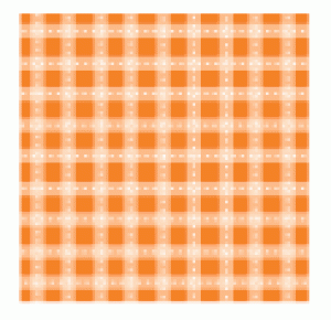 Orange Zest Gingham Individual Pattern Sheets (18 sheets)
