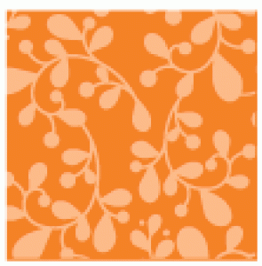 Orange Zest Leaves Individual Pattern Sheets (18 sheets)