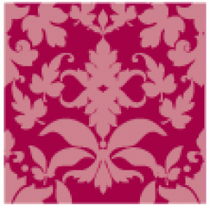 Scarlet Jewel Damask Individual Pattern Sheets (18 sheets)