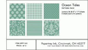 Ocean Tides Pattern Pack (36 Sheets)