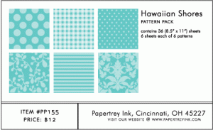Hawaiian Shores Pattern Pack (36 Sheets)