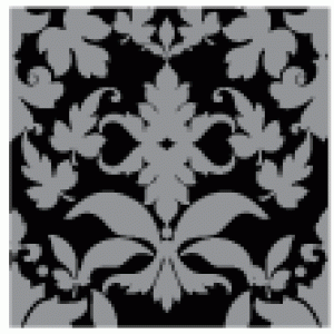True Black Damask Individual Pattern Sheets (18 sheets)