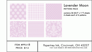 Lavender Moon Pattern Pack (36 Sheets)