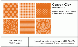 Canyon Clay Pattern Pack (36 Sheets)