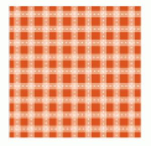 Terracotta Tile Gingham Individual Pattern Sheets (18 sheets)