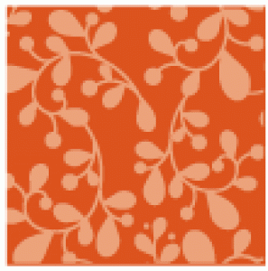 Terracotta Tile Leaves Individual Pattern Sheets (18 sheets)