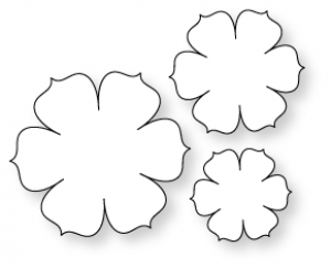 Papertrey Ink - Beautiful Blooms II #1 Die Collection (set of 3)