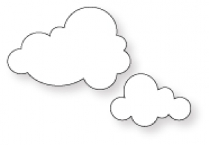 Papertrey Ink - Cloud 1 & 2 Die Collection (set of 2)