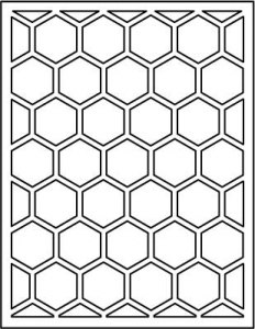 Papertrey Ink - Cover Plate: Hexagon Die