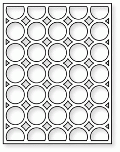 Papertrey Ink - Cover Plate: Circles Die