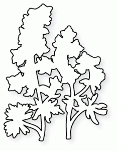 Papertrey Ink - Year of Flowers: Larkspurs Die